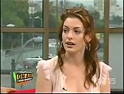 Anne Hathaway in On-Air with Ryan Seacrest
