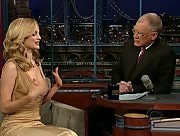 Heather Graham in Late Show with David Letterman scene TWO