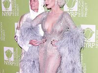 Catherine Zeta Jones Posing In Hot Transparent Dress
