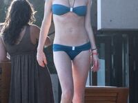 Lindsay Lohan Bikini And Oops Photos