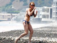 Lindsay Lohan Bikini And Oops Photos