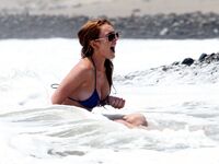 Lindsay Lohan Bikini And Oops Photos