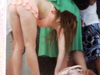 Lindsay Lohan Bikini And Oops Photos