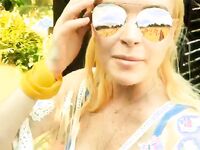 Lindsay Lohan Sexy Bikini Selfie Photos