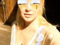 Lindsay Lohan Sexy Bikini Selfie Photos