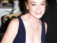 Lindsay Lohan Nip Slip Moment