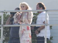 Lindsay Lohan Bare Boobs Slip On Public