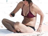 Courteney Cox Nip Slip And Tight Bikini Photos