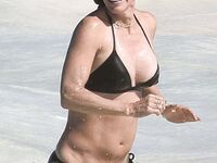 Courteney Cox Nip Slip And Tight Bikini Photos