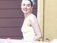 Amber Heard Wet Swimsuit And Bare Tits Photos