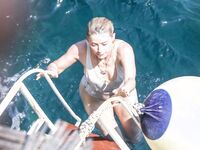 Amber Heard Wet Swimsuit And Bare Tits Photos