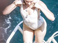Amber Heard Wet Swimsuit And Bare Tits Photos