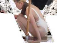 Amber Heard Wet Swimsuit And Bare Tits Photos