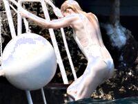 Amber Heard Wet Swimsuit And Bare Tits Photos