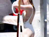 Amber Heard Wet Swimsuit And Bare Tits Photos