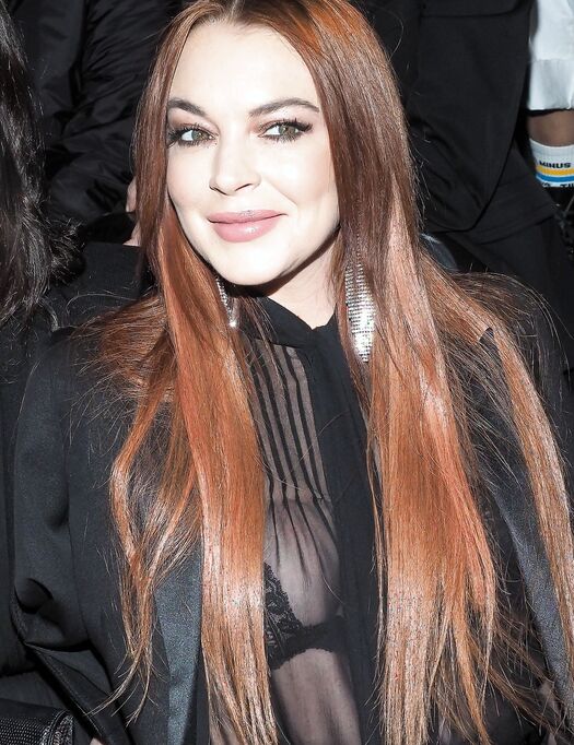 Lindsay Lohan See Through And Sexy Photos