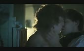 Gay kiss with Andrew Shaver and Adam Kosh in Les Pieds Dans La Vide