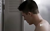 Twink Colton Haynes topless in Teen Wolf