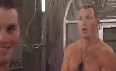 Twunk Jake Busey in naked group shower scene