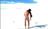 Chutney Ferret James Cracknell Has Naked Snow Shower