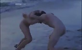 Joseph Mawle nd his Cock Jockey Friend Wrestle n Naked On The Beach