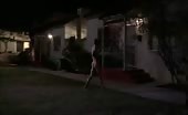 Cock jockey Justin Theroux runs naked through the street.