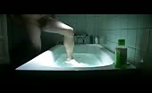 Fag jockey Mikko Kouki in naked bathtub scene