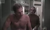 Butt driller Scott Bakula topless scene