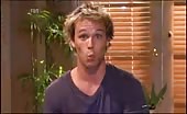Hot Hunk Lincoln Lewis at home