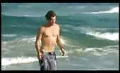 Ass bandit Chris Hemsworth topless on the beach