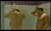 Faggot John Howard takes a shower with friends